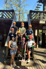 Jugend des MV Kröv im Kletterpark am 1.8.2026