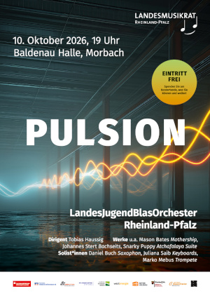 Pulsion - Konzert mit dem Landesjugendblasorchester Rheinland-Pfalz in Morbach am 10. Oktober 2026